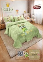 ⁦طقم مفرش دفاية اطفال قطيفة حفر 4ق⁩ - الصورة ⁦6⁩