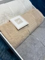 طقم فوط قطن 100% بريميوم – Heavy Soft